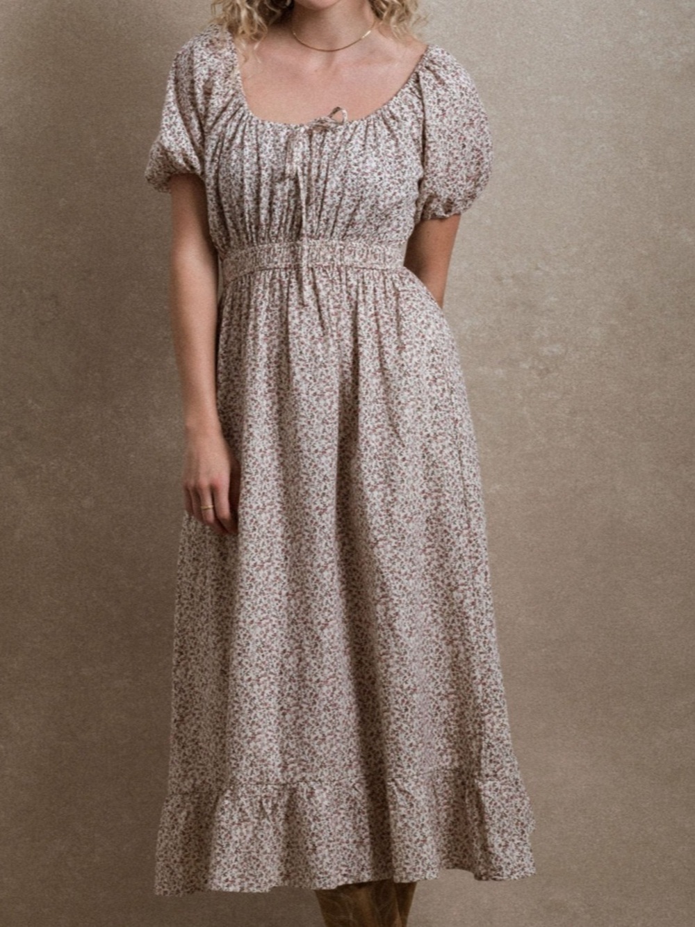 neoflora Spring Hill Cotton Maxi Dress - Rose Size L